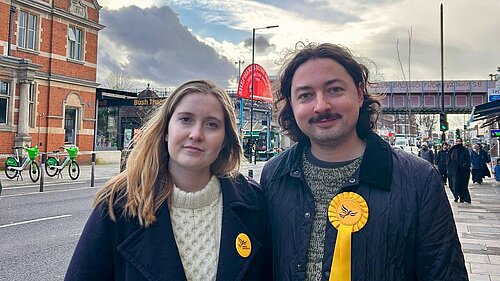 Fergus Ustianowski and Elsie Gisslegard